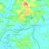 Yabaraluwa topographic map, elevation, terrain