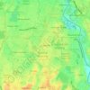 Sangereng topographic map, elevation, terrain