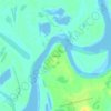 Noorvik topographic map, elevation, terrain