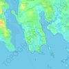 Larmor topographic map, elevation, terrain