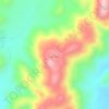 Cerr Blanco topographic map, elevation, terrain