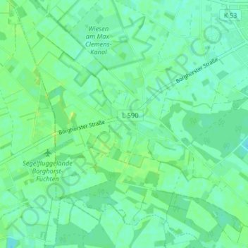 Ahlintel topographic map, elevation, terrain