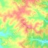 Hulsey topographic map, elevation, terrain