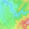 Chandelier topographic map, elevation, terrain
