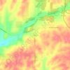 Valleyford topographic map, elevation, terrain