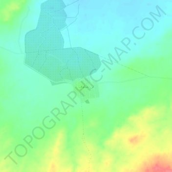 Ben Ghilouf topographic map, elevation, terrain