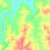 Pantanoso topographic map, elevation, terrain