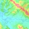 Picallë topographic map, elevation, terrain
