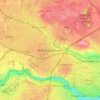 Blanchardstown topographic map, elevation, terrain