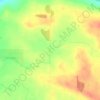 Bremner topographic map, elevation, terrain