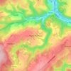 Petit-Halleux topographic map, elevation, terrain