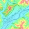 Taiwang topographic map, elevation, terrain
