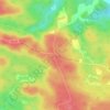 Vennachar topographic map, elevation, terrain