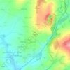Kergaradec Vihan topographic map, elevation, terrain