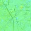 Monet topographic map, elevation, terrain