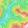 Parco della Comasca topographic map, elevation, terrain