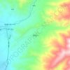 Tading topographic map, elevation, terrain