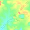 Dabney topographic map, elevation, terrain