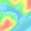 Sadove topographic map, elevation, terrain