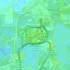 Cinderella's Castle topographic map, elevation, terrain