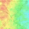 Bishops Ridge topographic map, elevation, terrain
