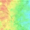 Bishops Ridge topographic map, elevation, terrain