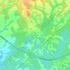 Carrs Tavern topographic map, elevation, terrain