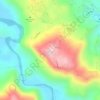Shotover topographic map, elevation, terrain