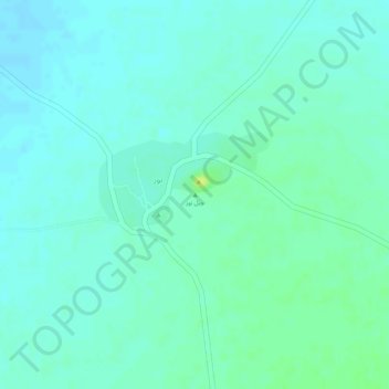 Jabal Nuri topographic map, elevation, terrain