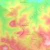 Mampong topographic map, elevation, terrain