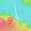 Upper Fraser topographic map, elevation, terrain