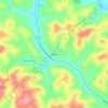 Atlasburg topographic map, elevation, terrain
