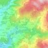 Covêlo topographic map, elevation, terrain