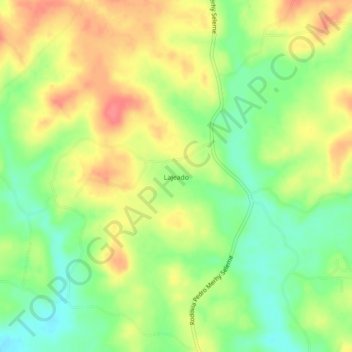 Lajeado topographic map, elevation, terrain