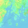 Little Deer Isle topographic map, elevation, terrain