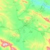 Shahr-e Kord topographic map, elevation, terrain