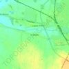 Krasków topographic map, elevation, terrain