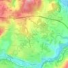 La Charrière topographic map, elevation, terrain