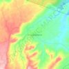 San José Acateno topographic map, elevation, terrain