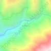 Auquimarca topographic map, elevation, terrain