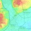 Brenz topographic map, elevation, terrain