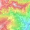 Rocca Pitigliana topographic map, elevation, terrain