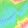 El Alfalfal topographic map, elevation, terrain
