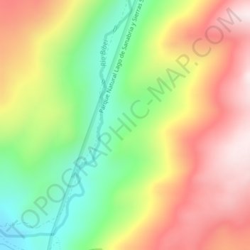 Toroño topographic map, elevation, terrain