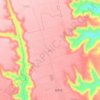 望宁 topographic map, elevation, terrain