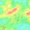 La Marhannais topographic map, elevation, terrain