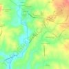 Middletown South topographic map, elevation, terrain