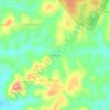 Kibanyi topographic map, elevation, terrain