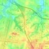 Platte Gardens topographic map, elevation, terrain
