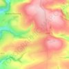 Benton topographic map, elevation, terrain